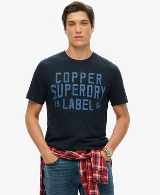 Arbeits-T-Shirt mit Kupferetikett