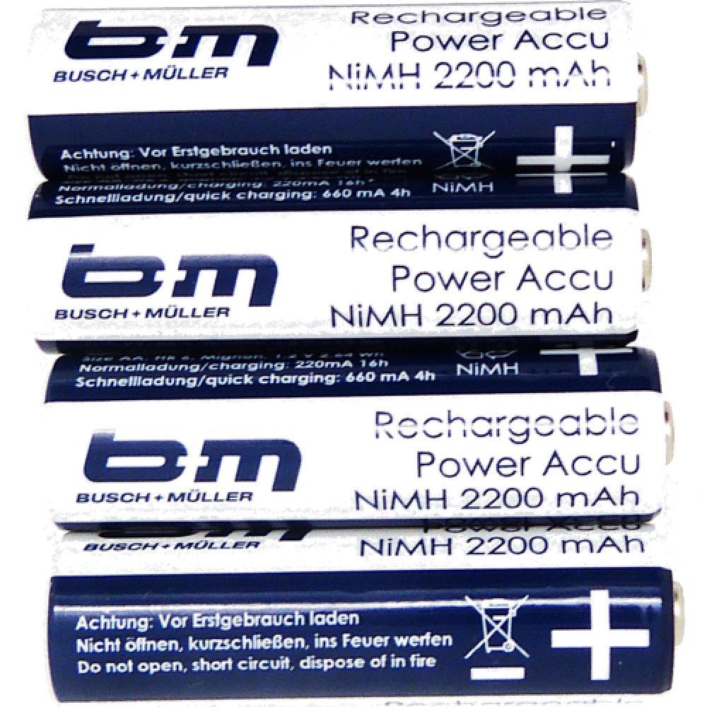 Busch&Müller BATTERIE POUR IXON, LOT A 4 PIÈCES 2/2