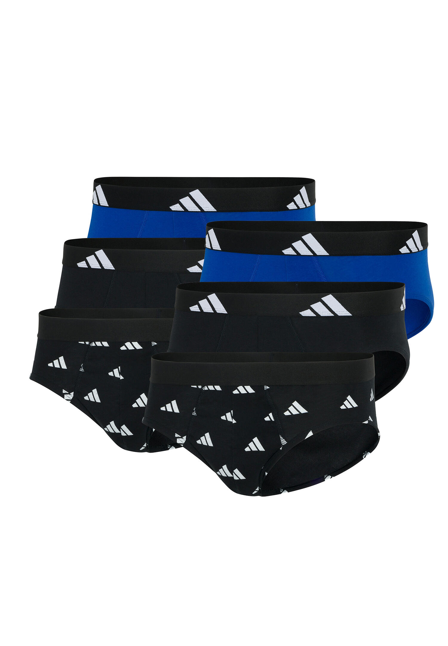 ADIDAS Adidas Basic Brief Men Herren Unterhose Slip Unterwäsche 6er Pack