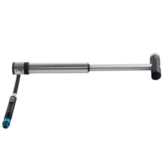 Crankbrothers KLIC HV — Pompa a mano in alluminio con manometro e attacco CO2