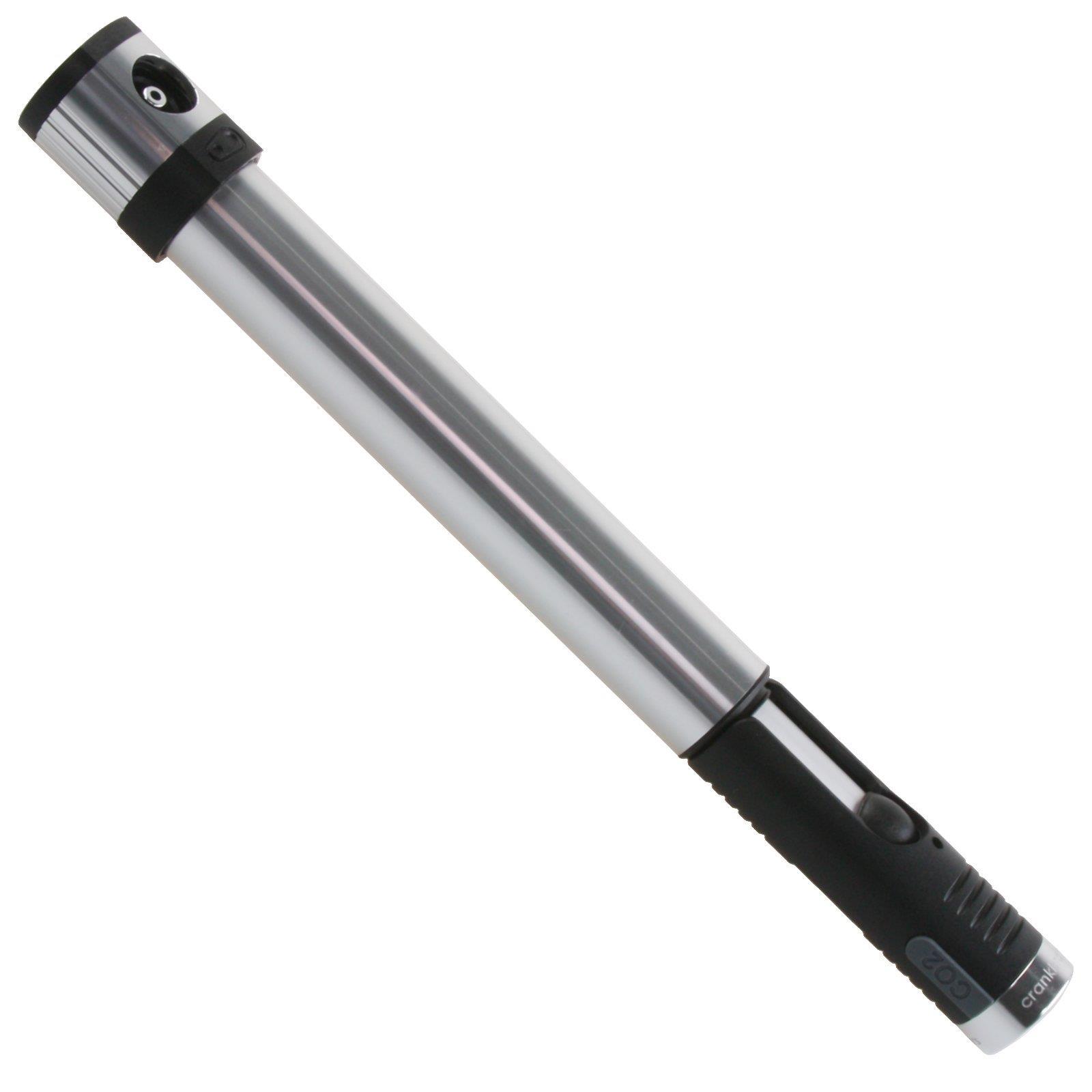 Pompe à Main Crankbrothers KLIC HV Manomètre et Embout Co2 3/6