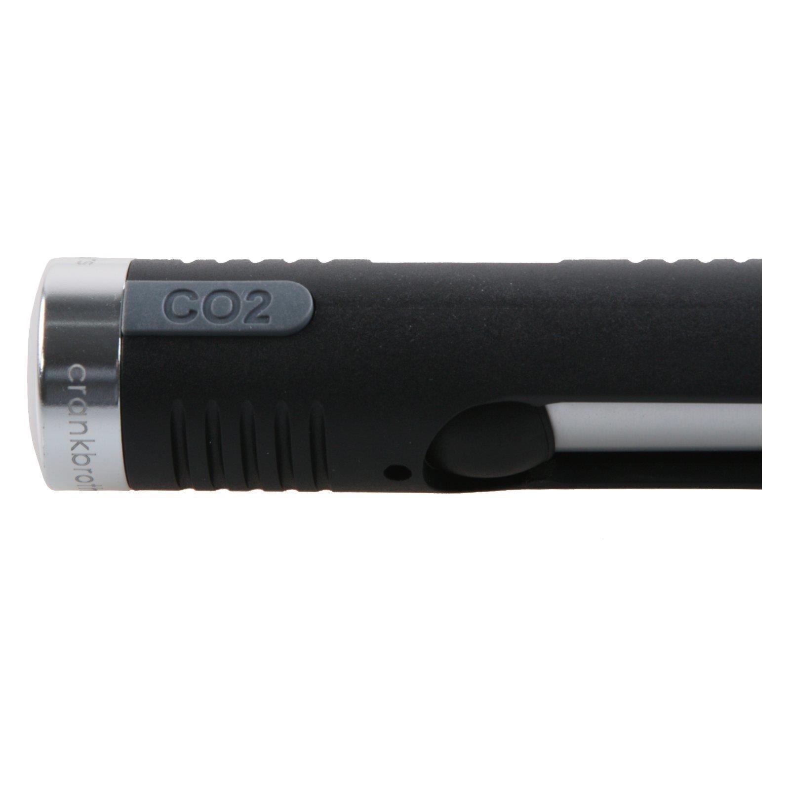 Pompe à Main Crankbrothers KLIC HV Manomètre et Embout Co2 4/6
