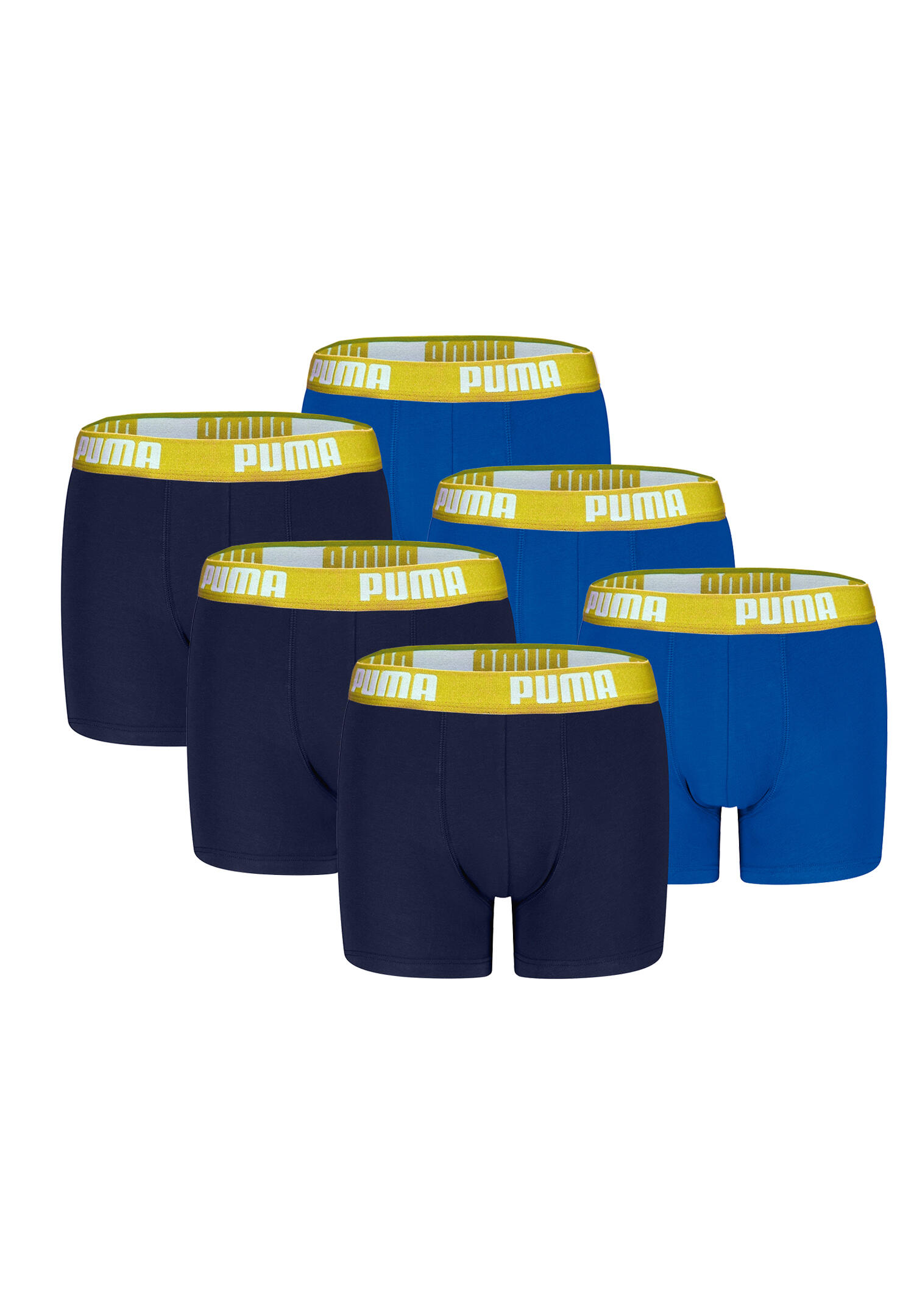 PUMA Puma Boxershorts Jungen Kinder Unterhose Unterwäsche 6 er Pack