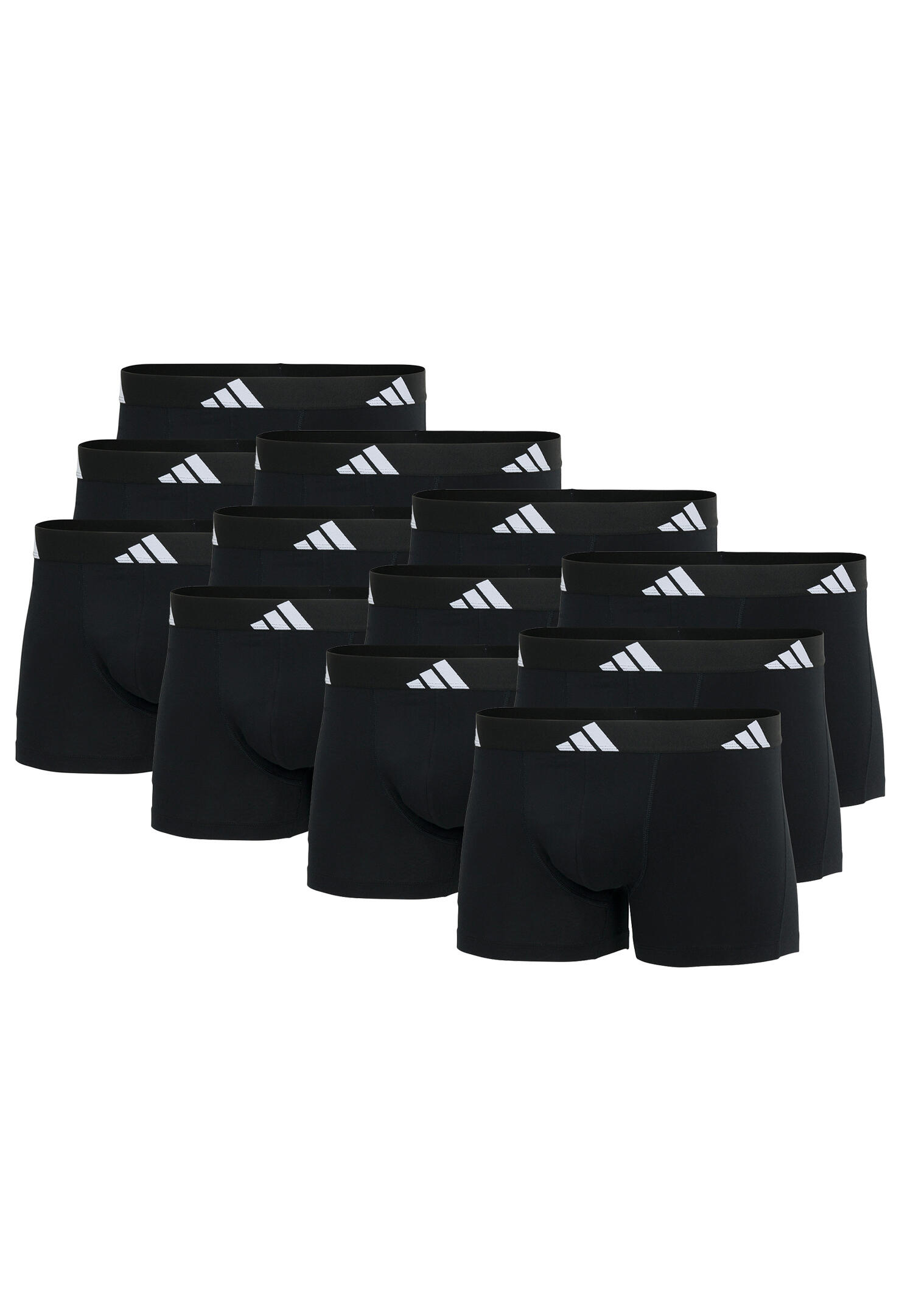 Adidas Basic Boxer Trunk Men Herren Unterhose Shorts Unterwäsche 12er Pack 2/2
