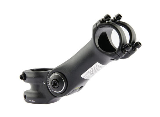 Attacco manubrio Primax Enschede 125 mm morsetto Ø318 mm nero.