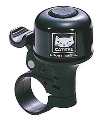 CATEYE Mini-Glocke Alu Schwarz Fahrrad Klingel Fahrradklingel Fahrradglocke