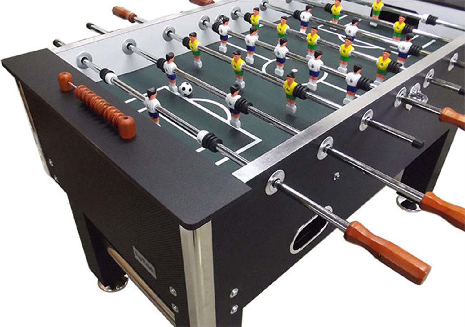 TopTable Big Black Carbon - Voetbaltafel met 16mm Stangen 3/5
