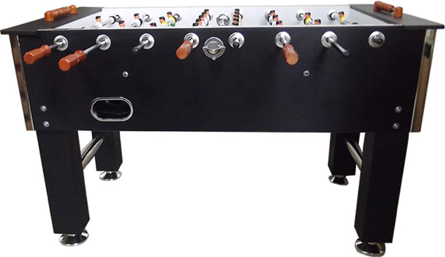 TopTable Big Black Carbon - Voetbaltafel met 16mm Stangen 2/5