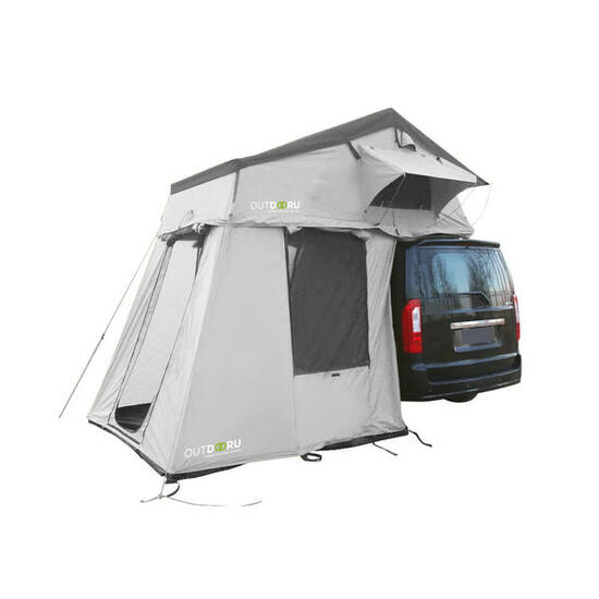 Dachzelt FamilyPlus - 4 Pers. 160cm - NordicBlue - inkl. Dachfe, Vorzelt, Mesh