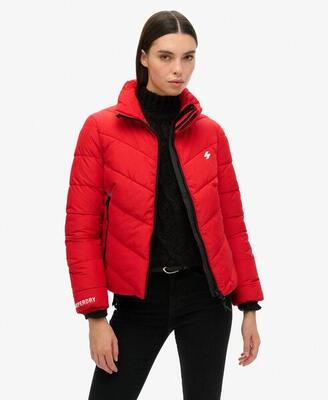 Gesteppte Sportjacke ohne Kapuze