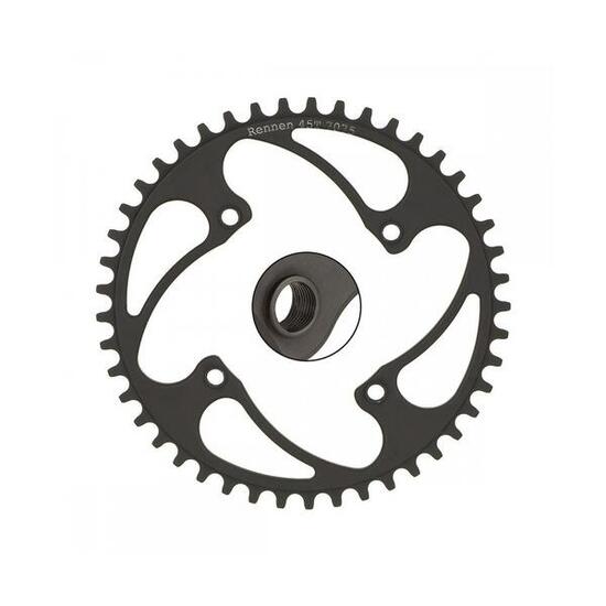 Alu-Krone 4 Gewindeschrauben Rennen 104 mm 3/32" 44,7T