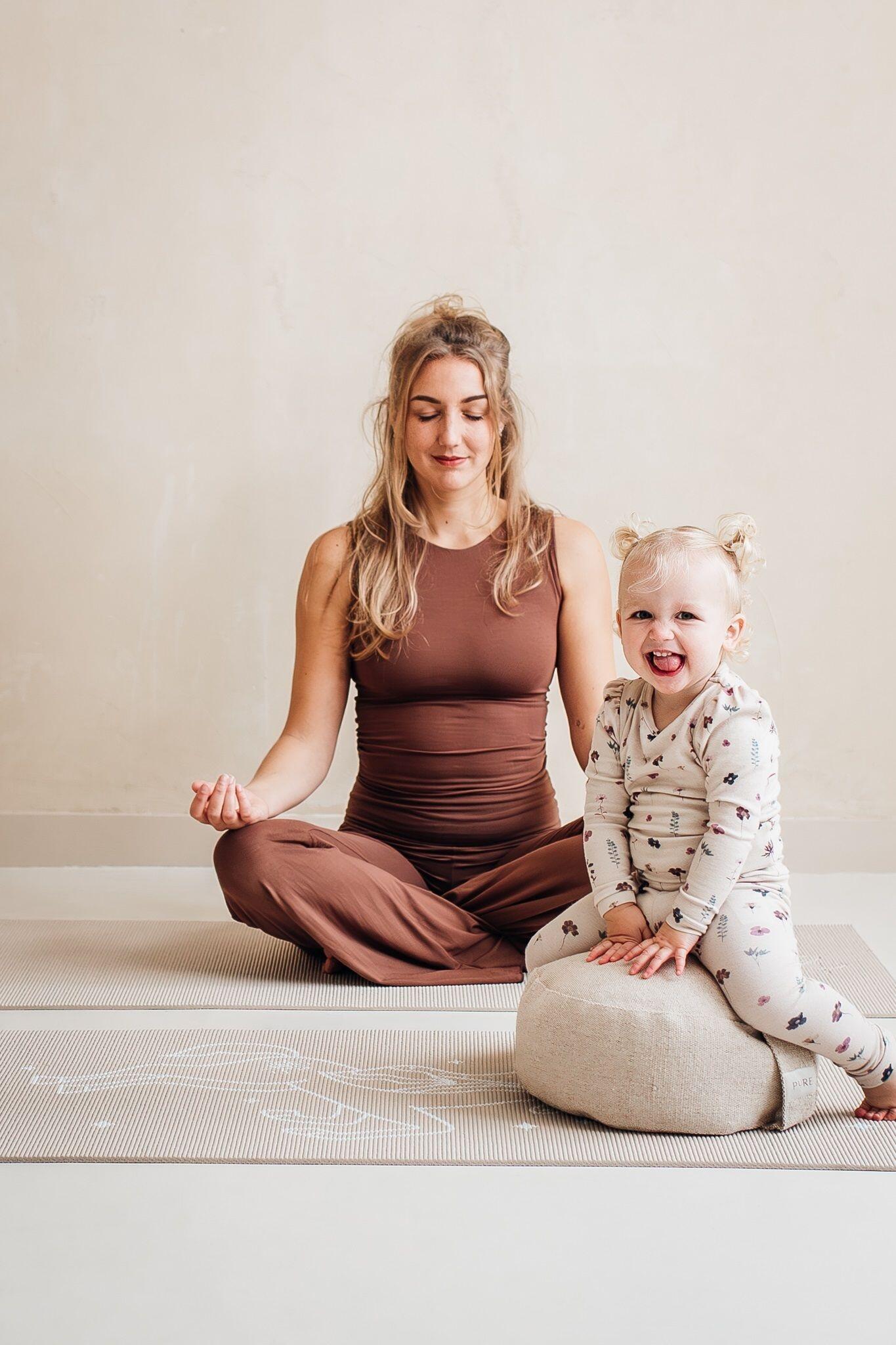Lotus Kinder yogamat unicorn sand 2/5
