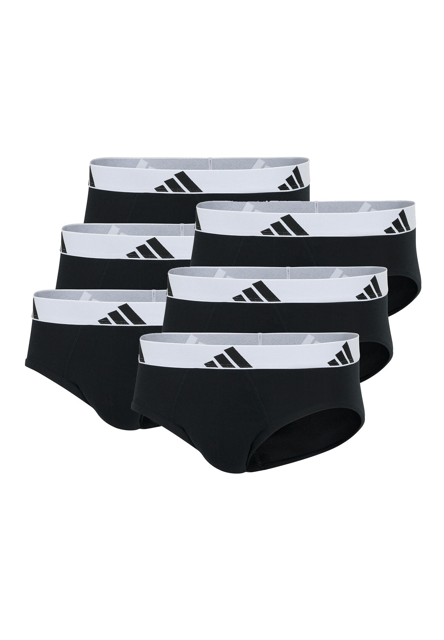 ADIDAS Adidas Basic Brief Men Herren Unterhose Slip Unterwäsche 6er Pack