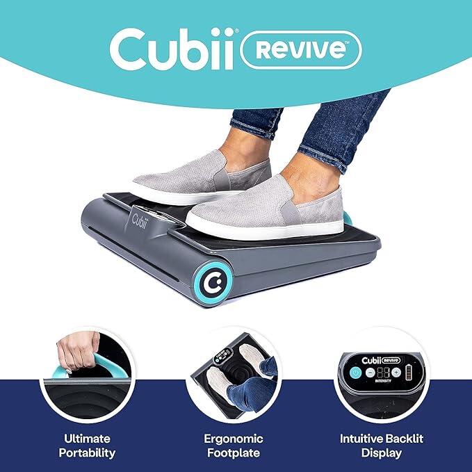 CUBII Cubii Revive – Zitbare Vibratieplaat voor Spierherstel en Circulatie