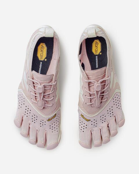 Vibram V-Run Ladies Shoes Lace Closure Shock Absorbing 4mm Eva Sole 4/5