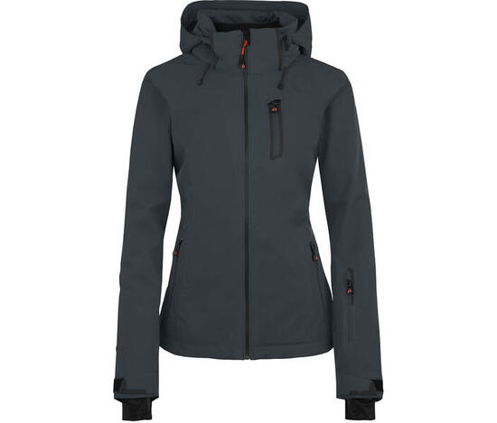 Skijacke & Outdoorjacke gefüttert, 20000 mm Wassersäule grau