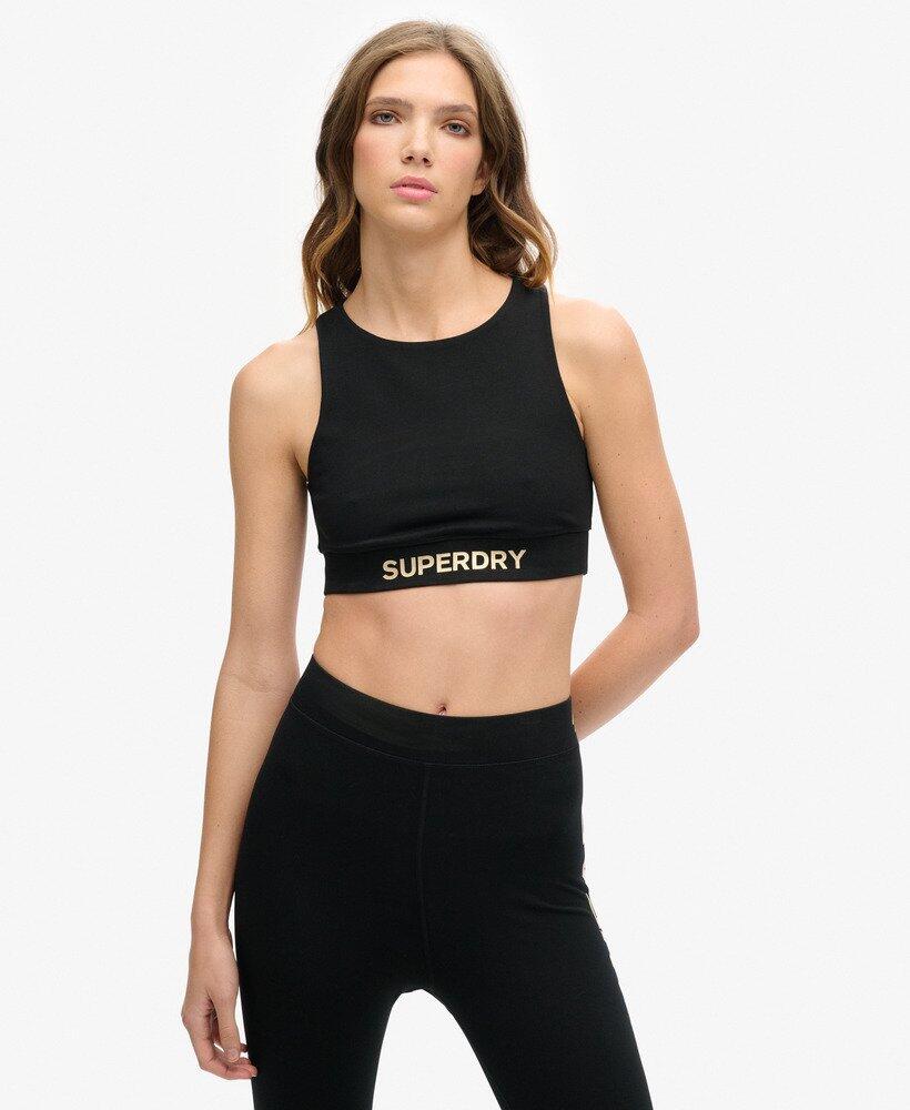 SUPERDRY Sportoberteil mit Logo