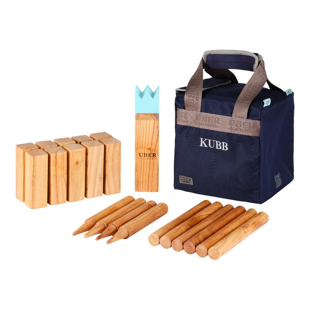 UBER GAMES KUBB - Compacte set - volledig compleet in nette Tas