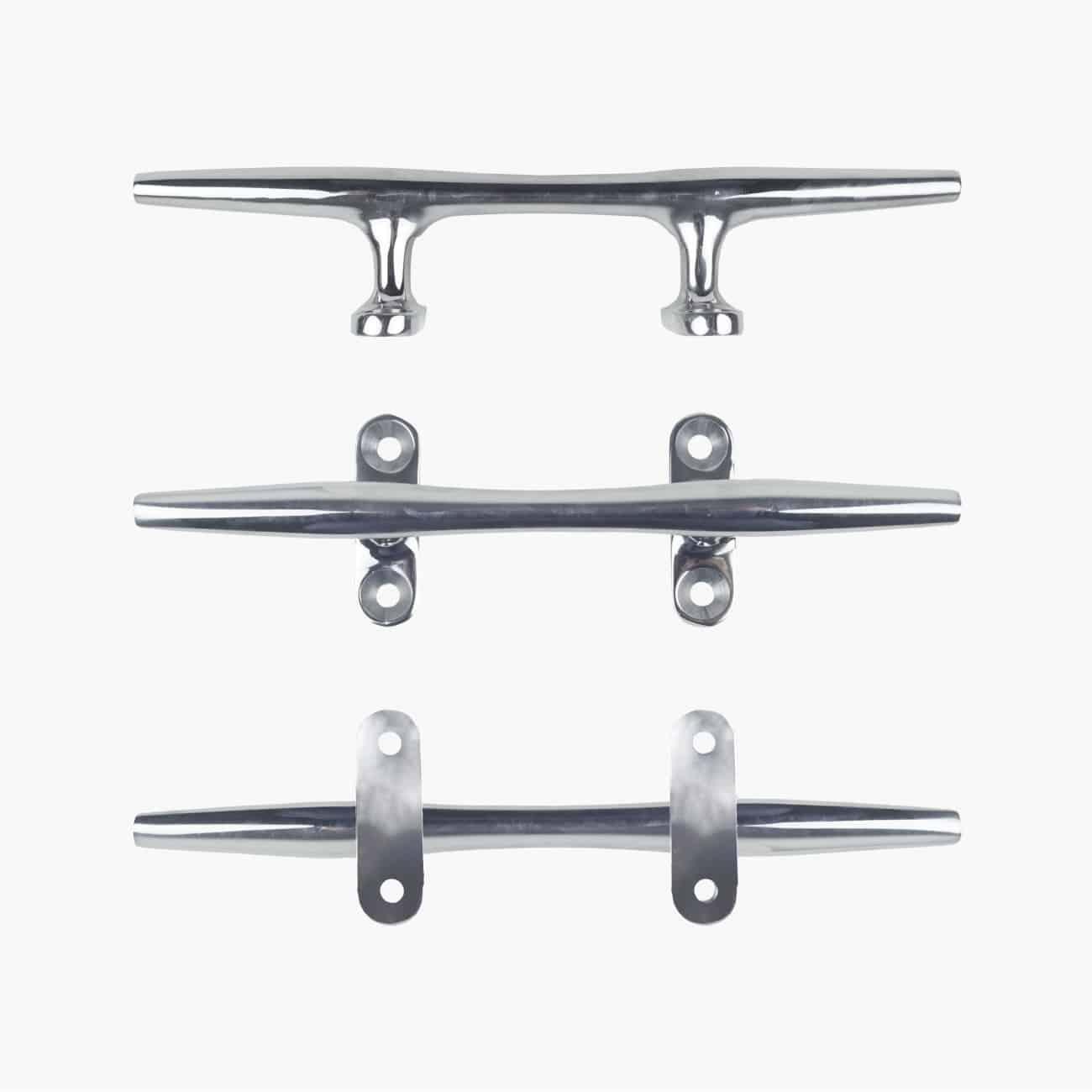 Lomo Stainless Steel Marine Cleat - 5" Hollow Base 3/5