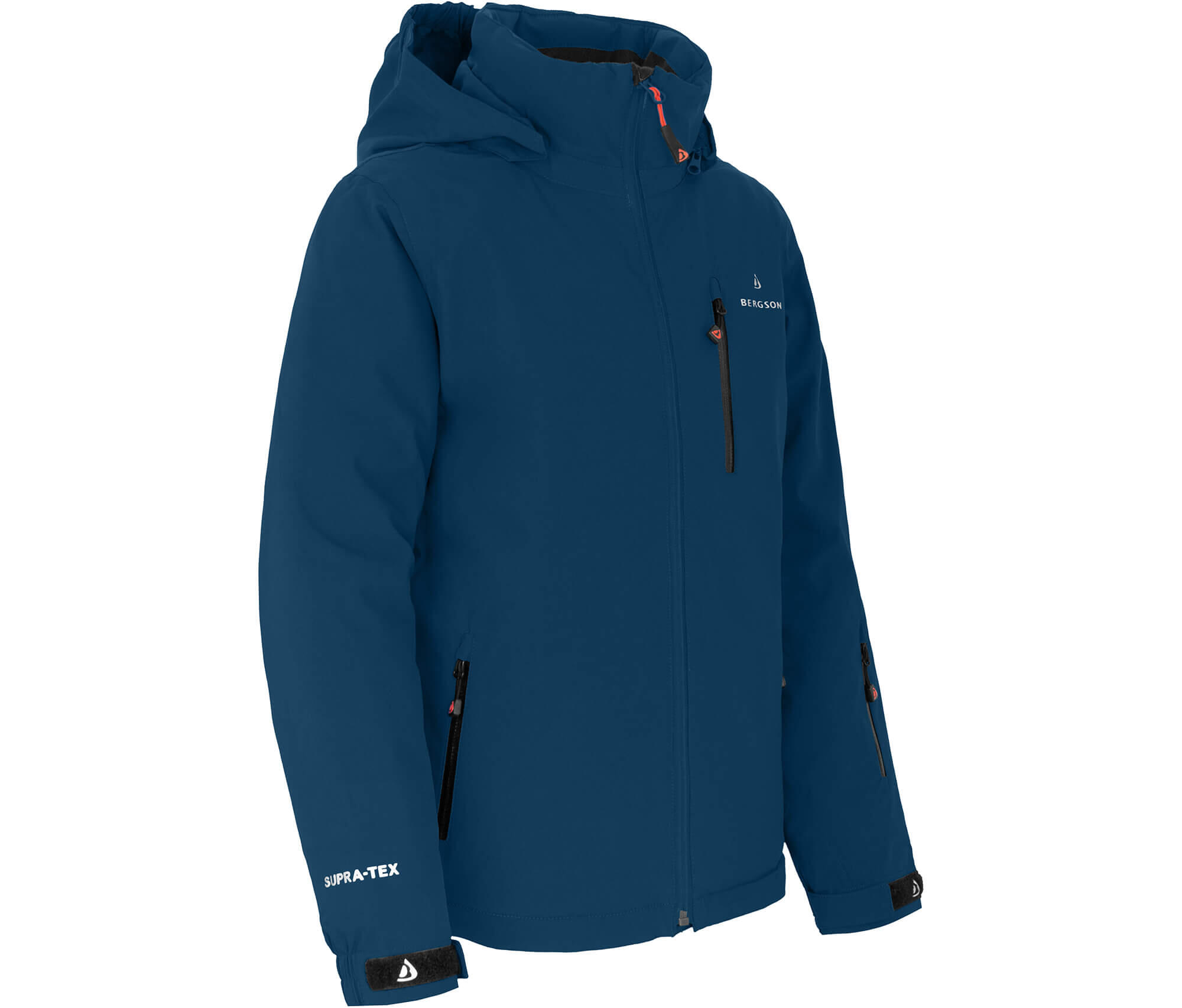 BERGSON Skijacke ultimativer Schutz und Komfort für junge Abenteurer! Blau