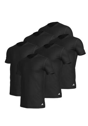 adidas V-Neck T-Shirt Herren V-Ausschnitt Baumwolle 6er Pack