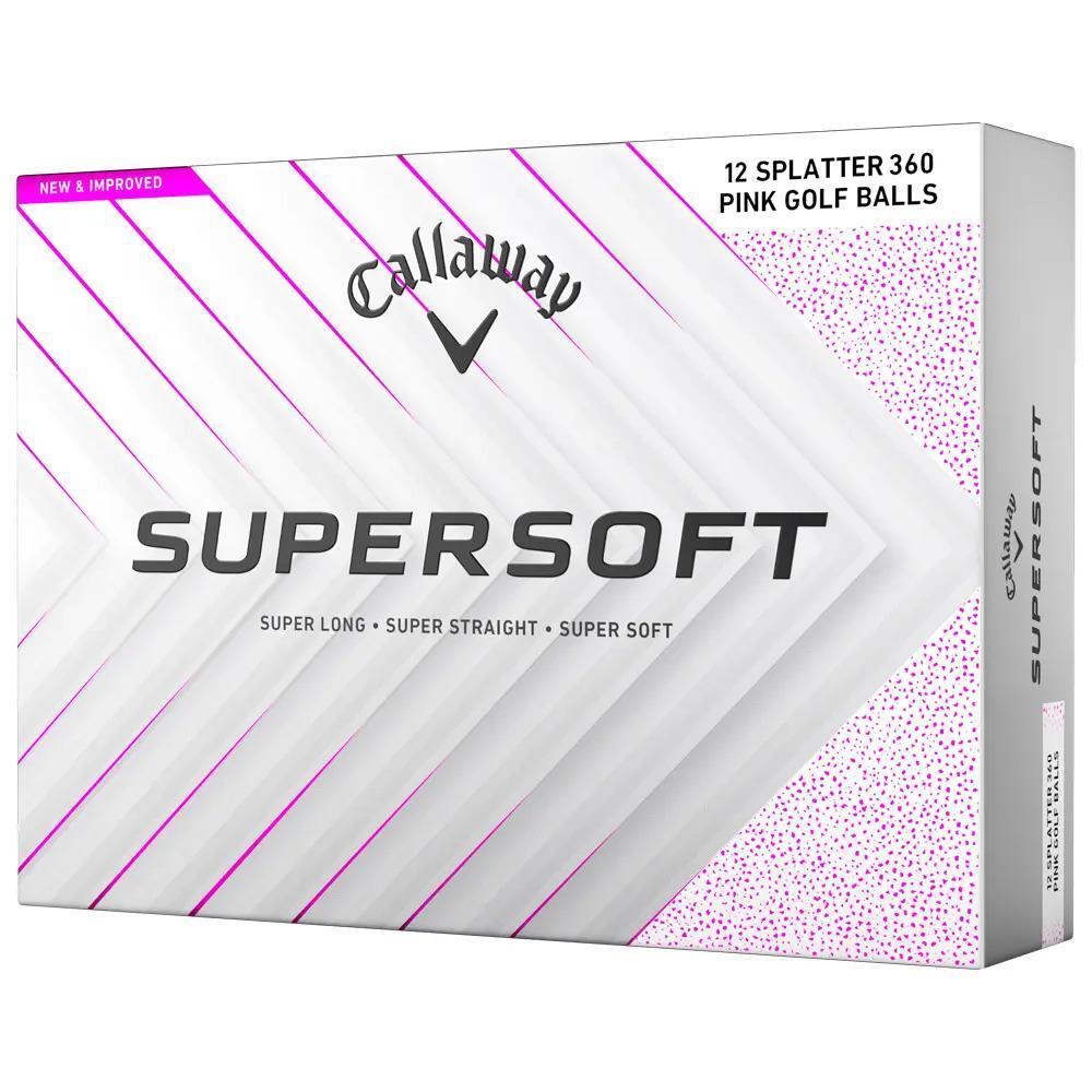 CALLAWAY Doos met 12 Callaway Supersoft Splatter 360 Golfballen