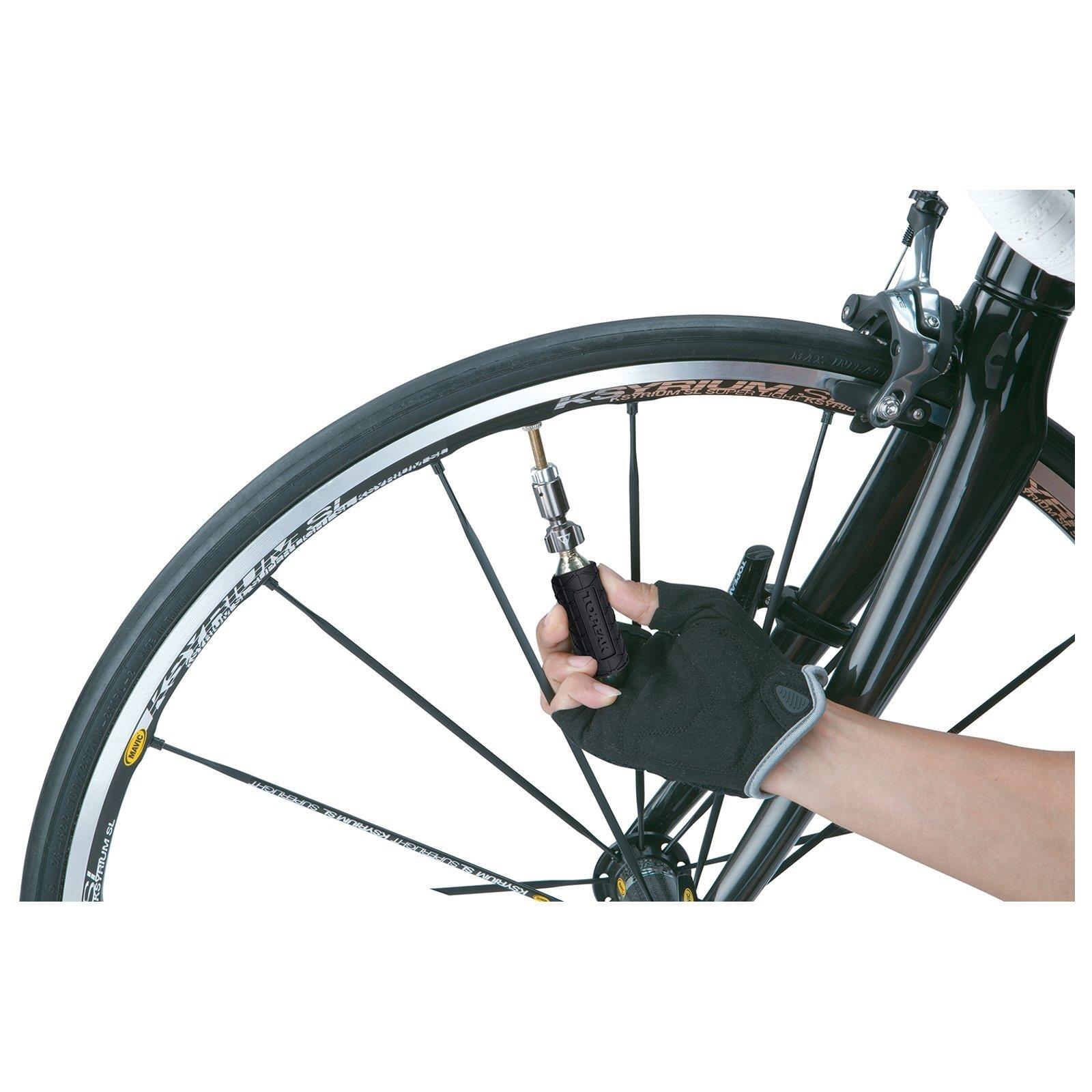 Topeak CO2 Kartuschenpumpe Micro Booster, Grau 4/4