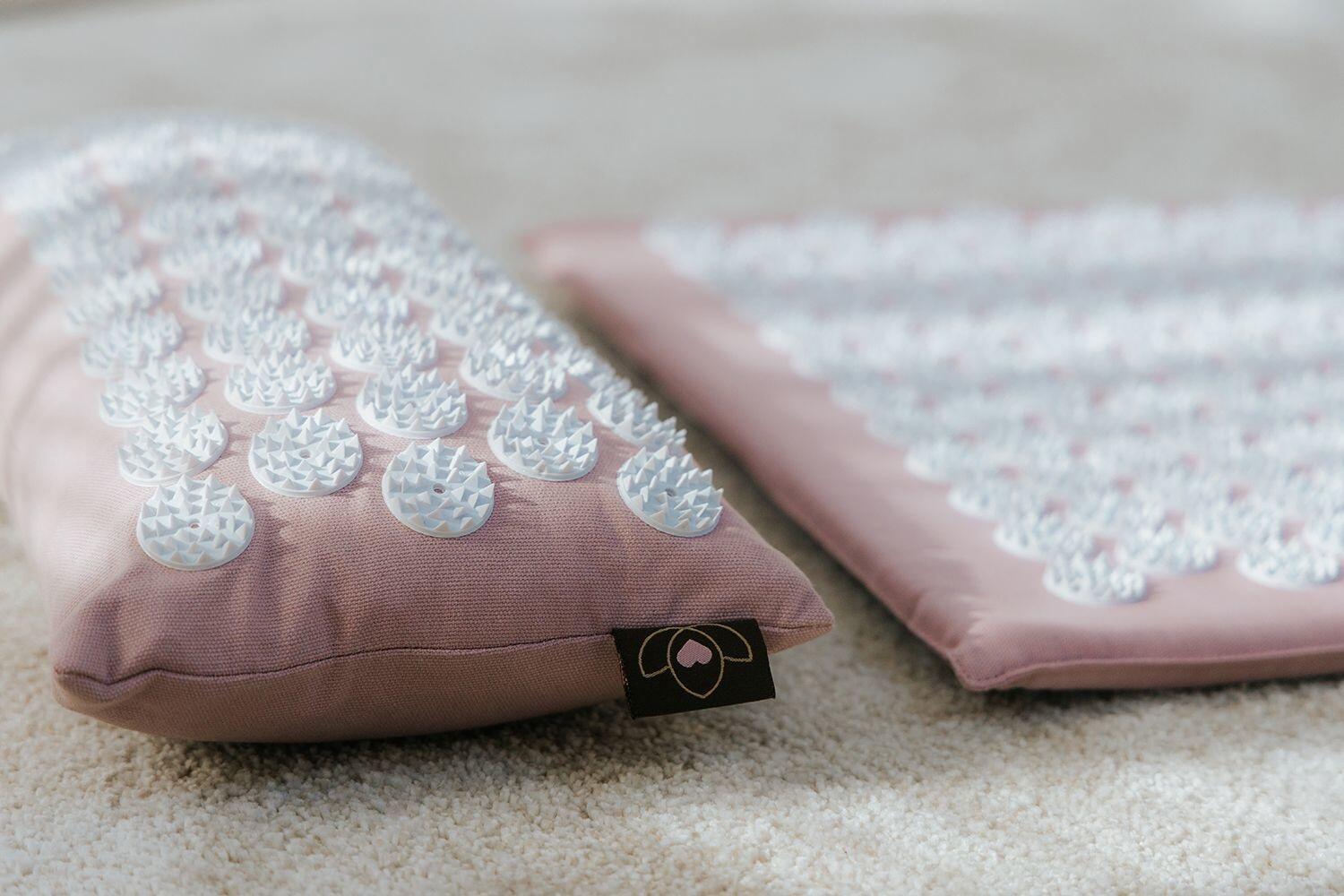 Lotus Set spijkermat en spijkerkussen oudroze 5/5