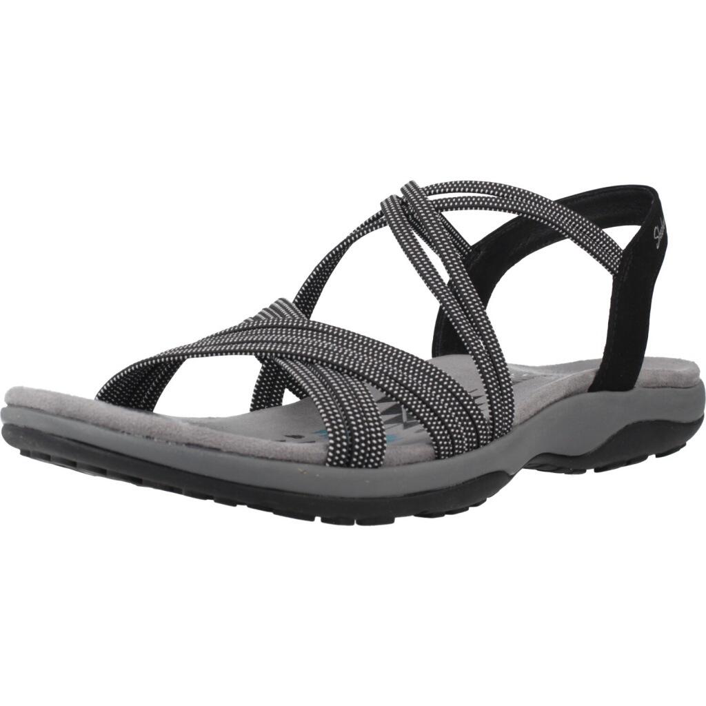 Sandalen Skechers Modell Reggae Slim - Turn It Up Farbe Schwarz 1/5
