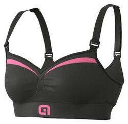 Brassière Femme Alé Magic Noir/Rose