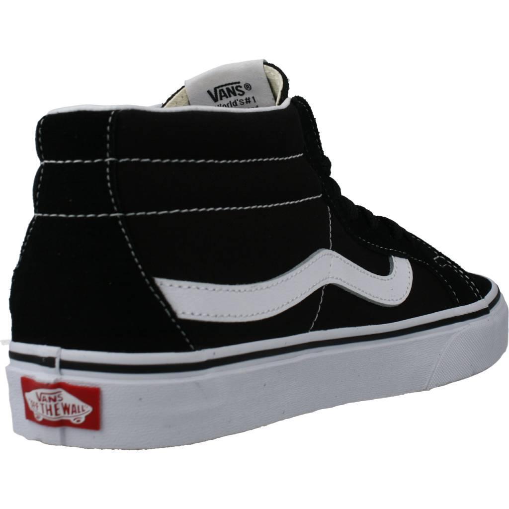 Ténis Vans Modelo Ua Sk8-mid Cor Preto 3/5