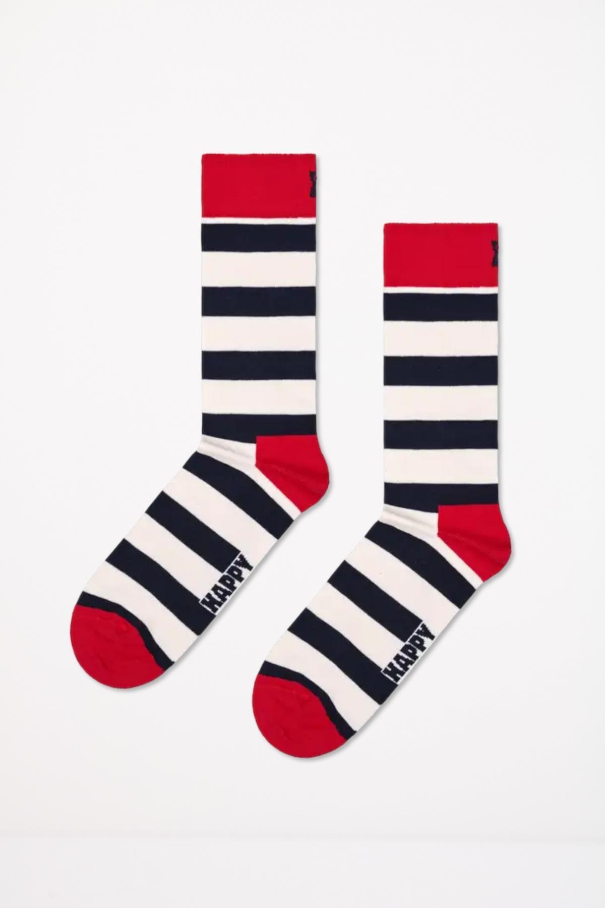 Meias Happy Socks Modelo Stripe Cor Azul 5/5