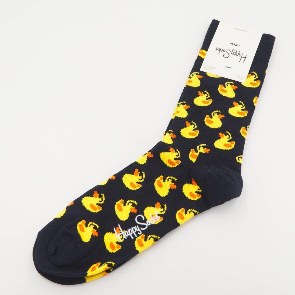 Meias Happy Socks Modelo Rubber Duck Cor Azul 3/5