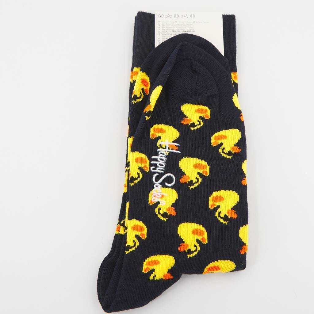 Meias Happy Socks Modelo Rubber Duck Cor Azul 2/5