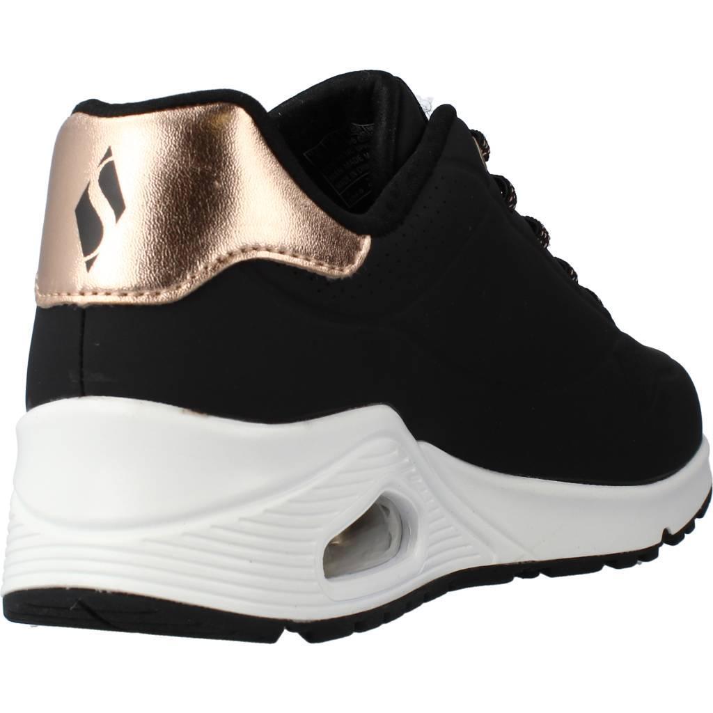 Ténis Skechers Modelo Shimmer Away Cor Preto 3/7