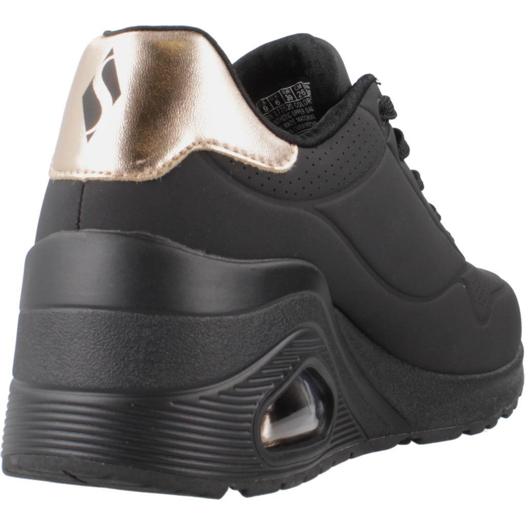 Baskets Skechers Modèle Uno Wedge - Hi Steps Couleur Noir 3/5