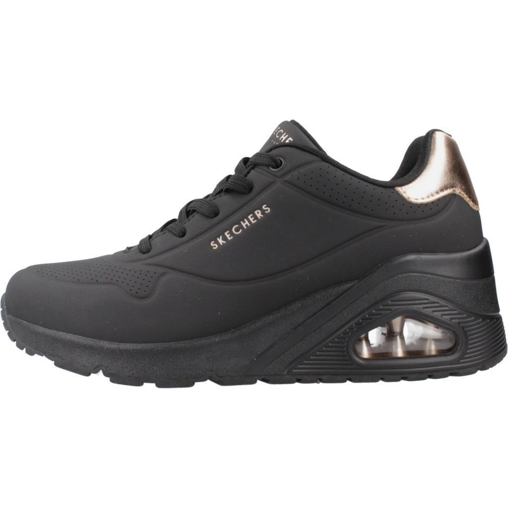 Baskets Skechers Modèle Uno Wedge - Hi Steps Couleur Noir 2/5