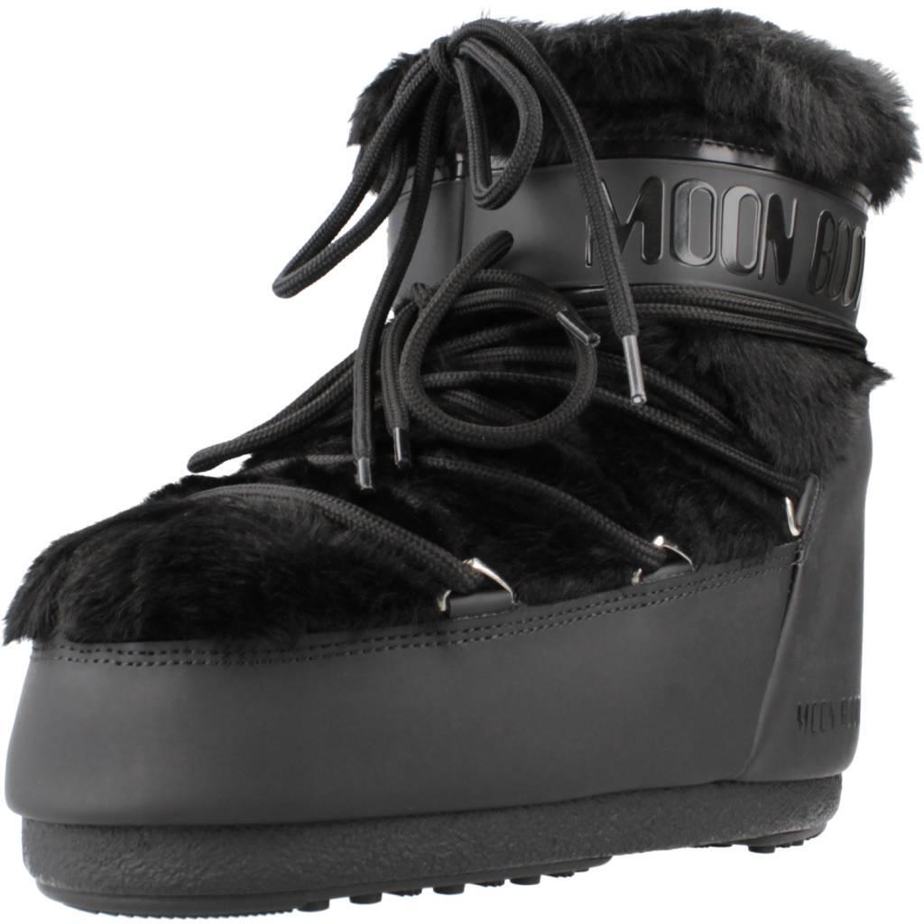 Buty MOON BOOT MB ICON LOW FAUX FUR Czarny