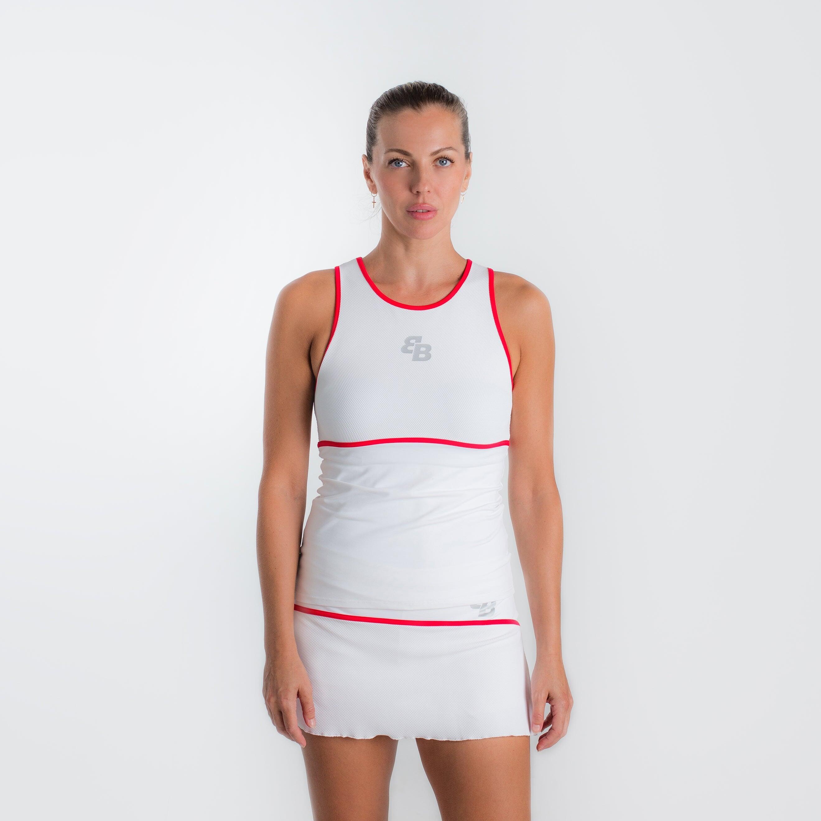 Camiseta de padel feminina belén berbel capri tamanho s