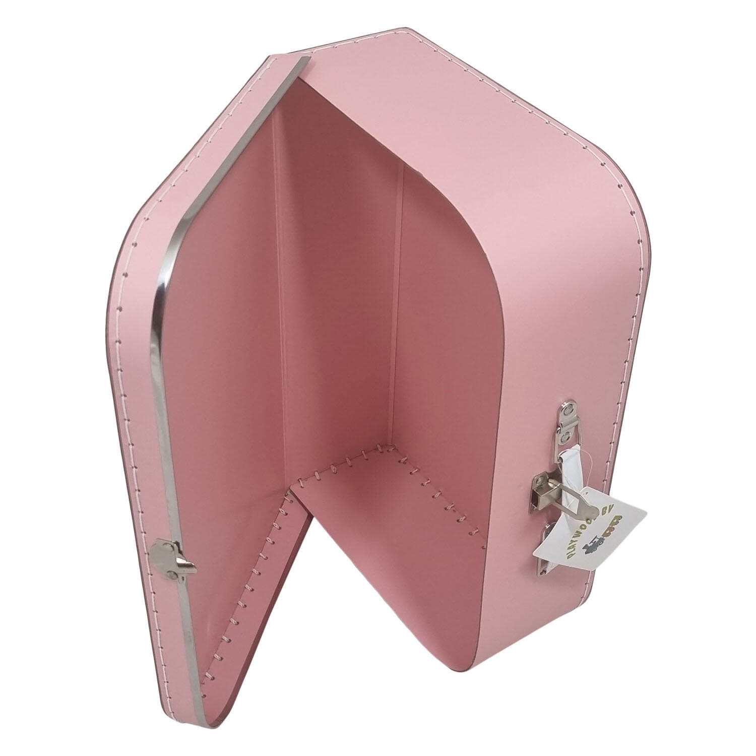 Set van 3 roze kartonnen koffers van Playwood 3/6