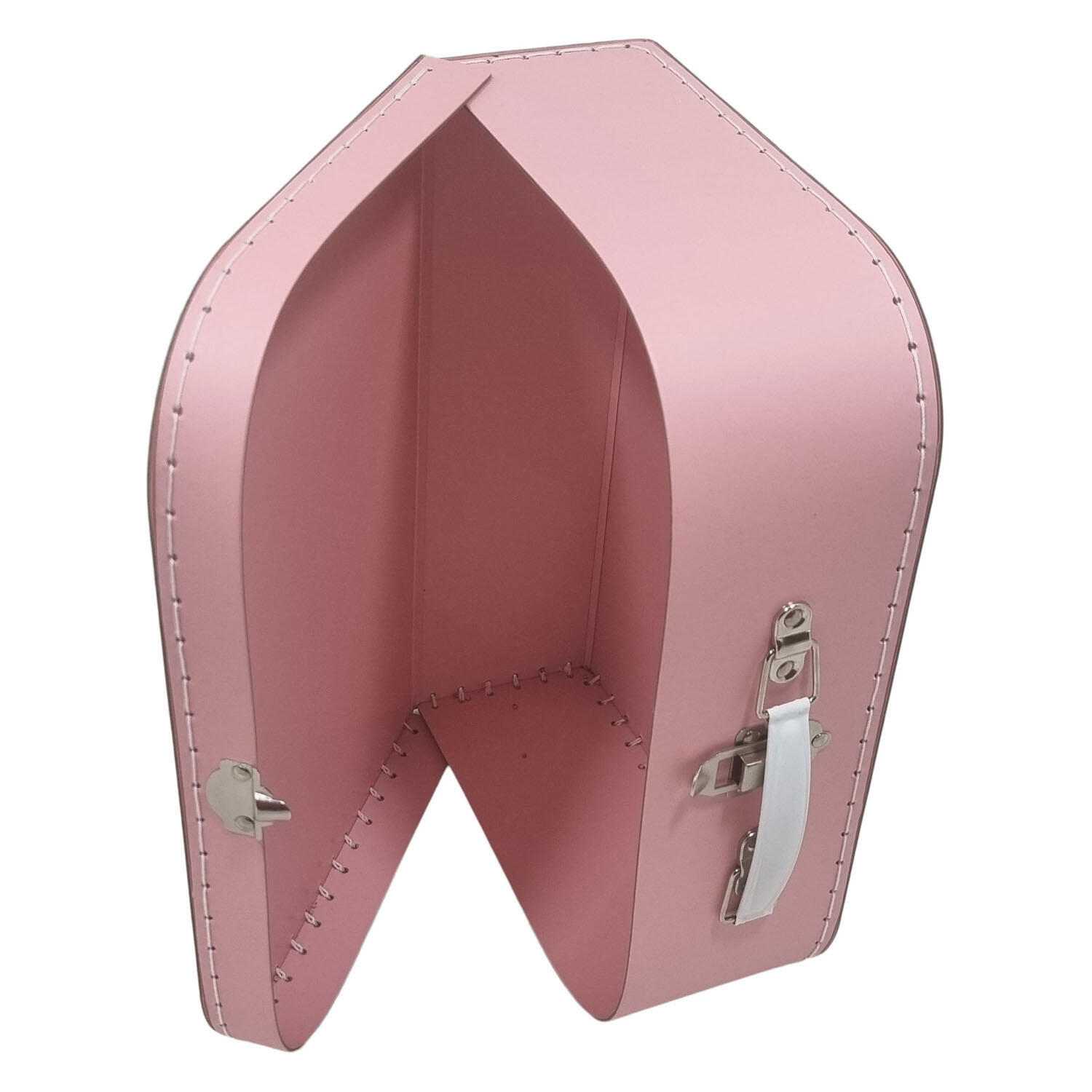 Set van 3 roze kartonnen koffers van Playwood 4/6