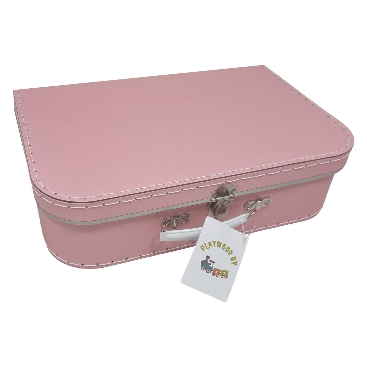 Set van 3 roze kartonnen koffers van Playwood 1/6