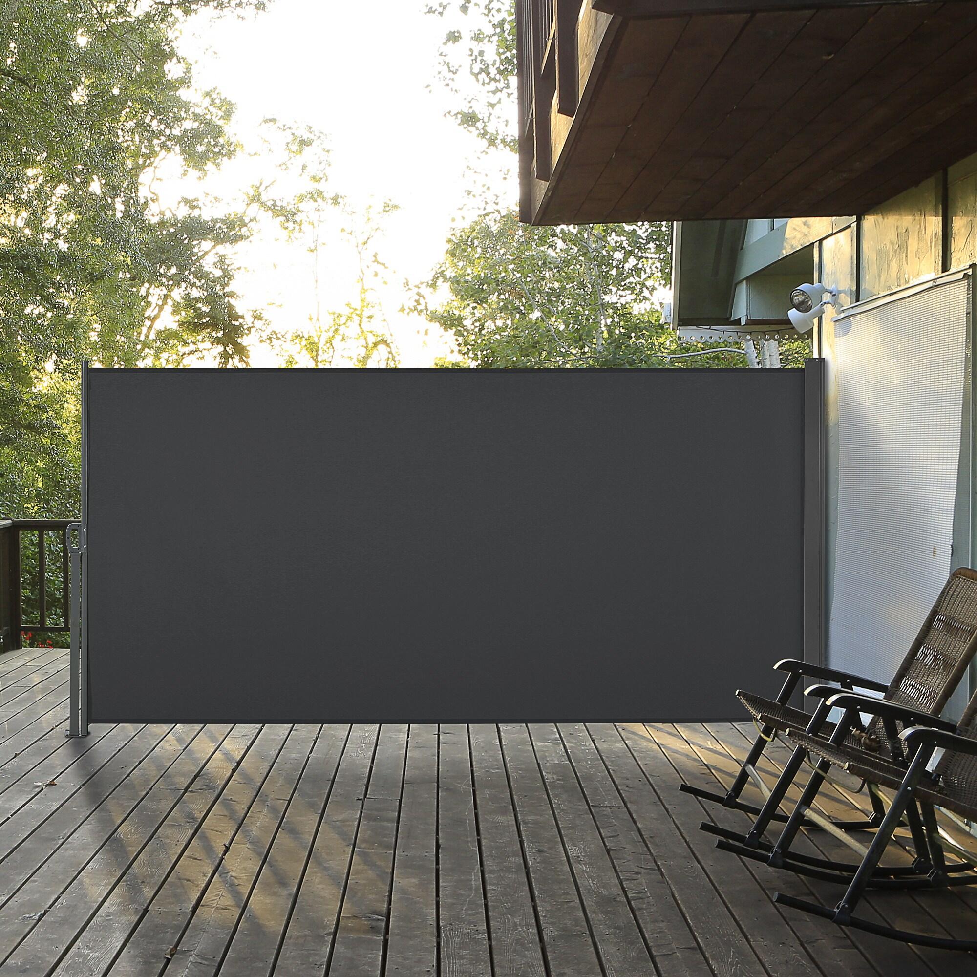 Toldo Lateral Retráctil Outsunny 300x160 cm Gris 2/7