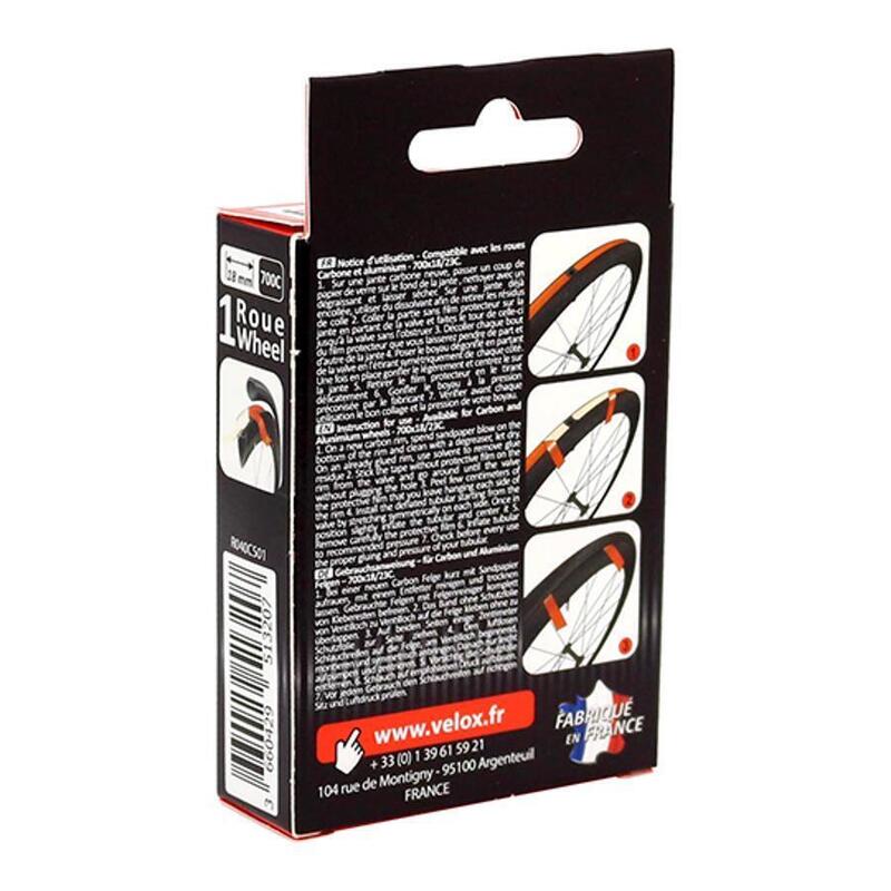 Bande Adhésive Fond De Jante Velox 18mm Jantex 14 – Pour Boyaux, Jante Carbone