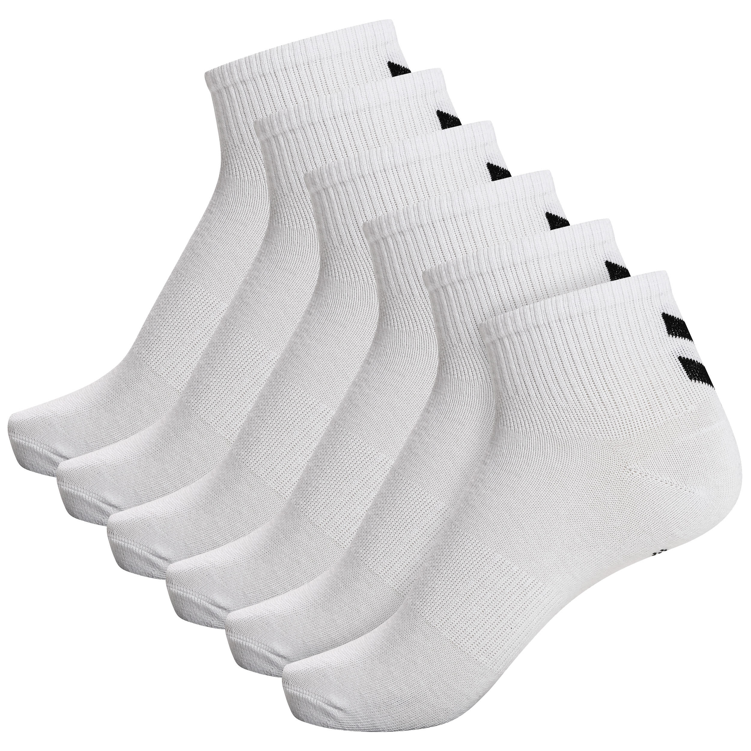 Hummel Skarpetki ZESTAW 6-Pack Z SZEWRONAMI MID CUT