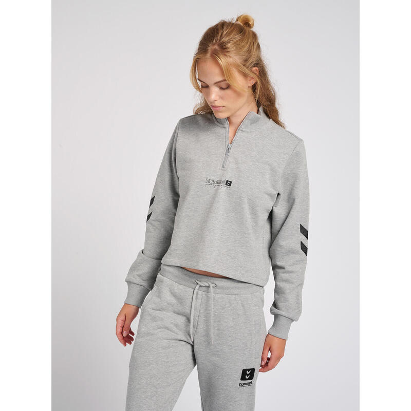 Fermeture Éclair Zip Sweat-Shirt Hmllgc Nikka Femme HUMMEL