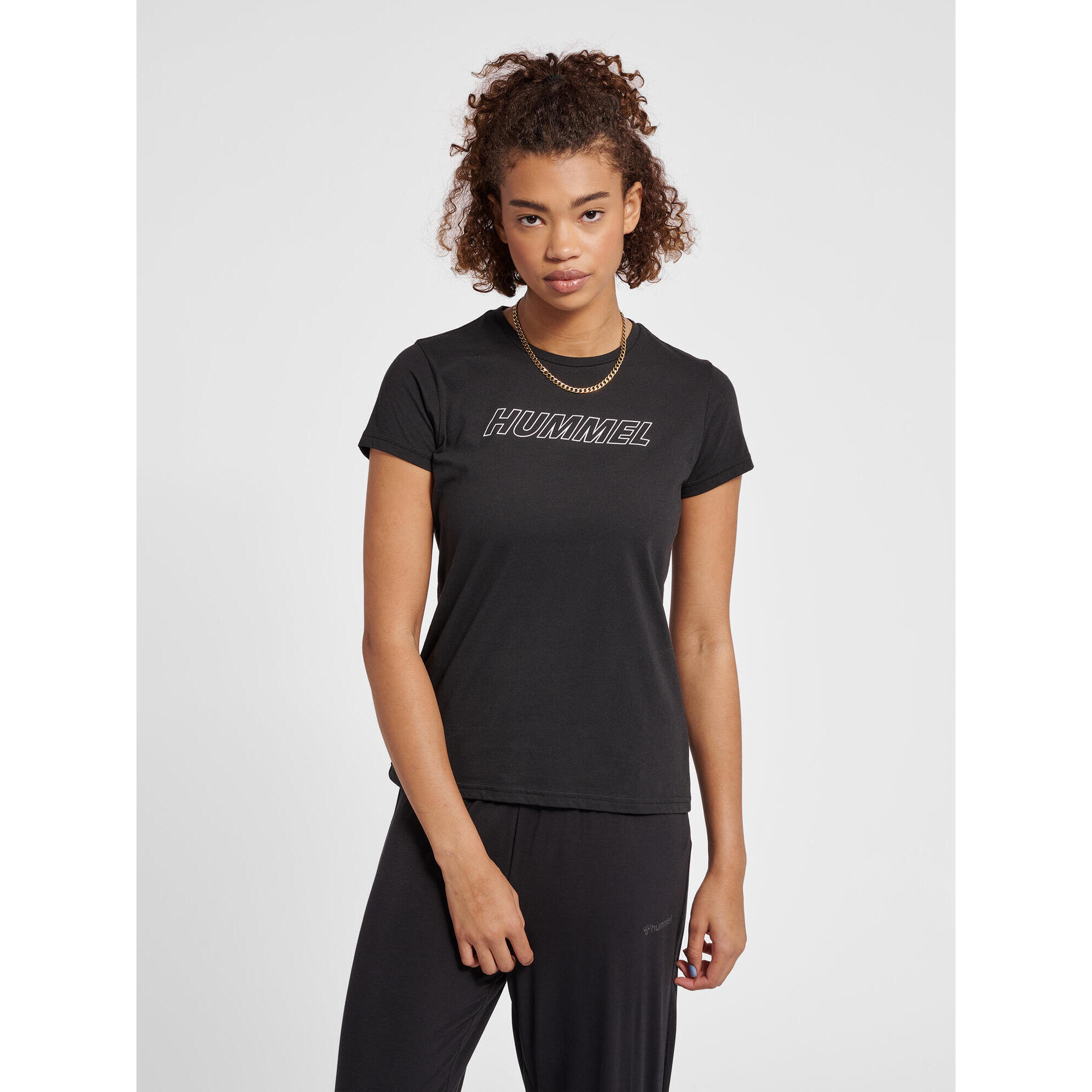 Hummel - Enfiler T-shirt Hmlte Cali Femme Hummel - T-shirt Manches Courtes - Noir - 36 Xs - Decathlon