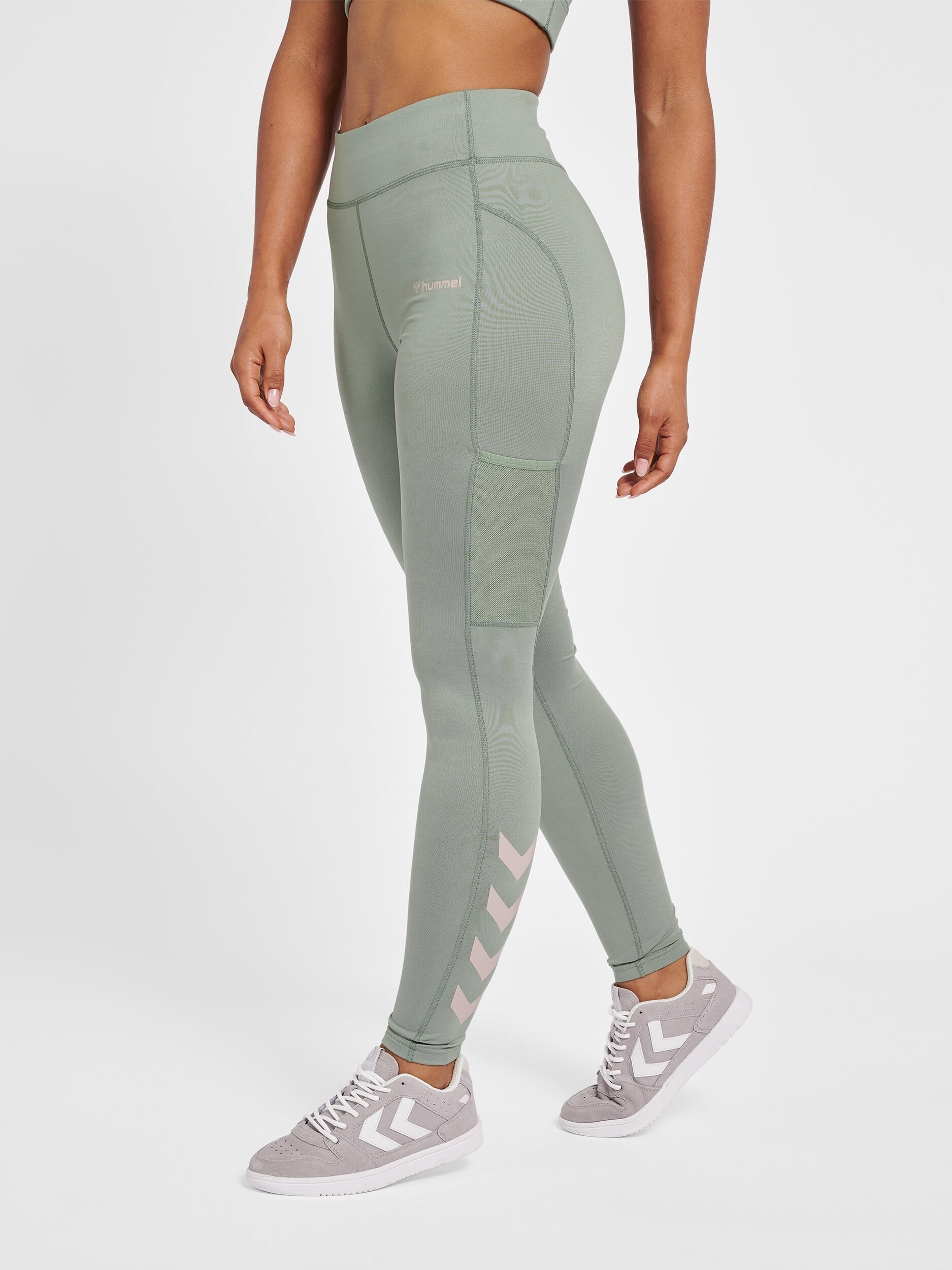 HUMMEL Leggings donna a vita media Hummel MT Chipo