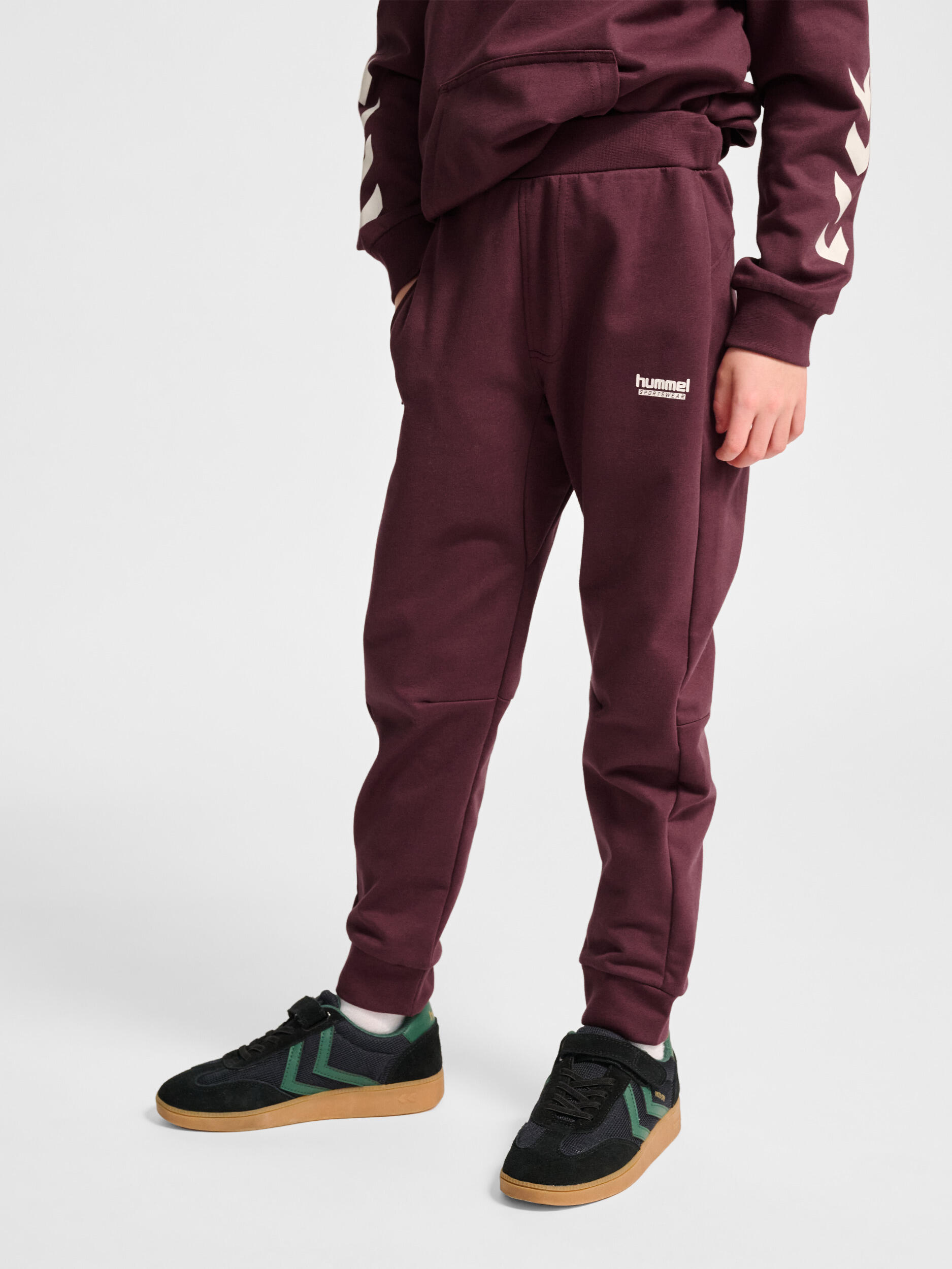 Cierre Con Cordón Pantalones Hmljr Regular Los Niños Unisex 2/7