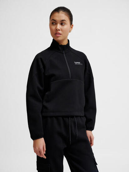 Demie-Fermeture Éclair Zip Sweat-Shirt Hmltech Femme